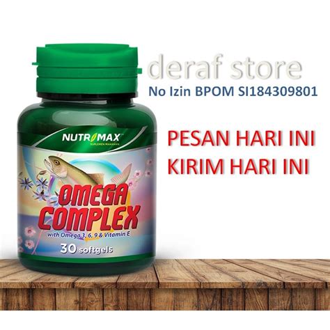 Jual Nutrimax Omega Complex Isi 30 Tablet Shopee Indonesia