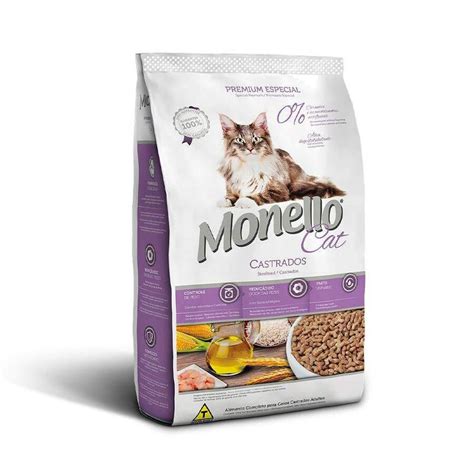 Ra O Monello Cat Para Gatos Adultos Castrados Sabor Frango Kg