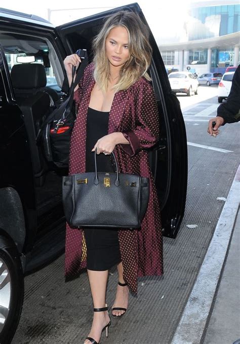 Chrissy Teigen Travel Outfit At Lax 782016 • Celebmafia