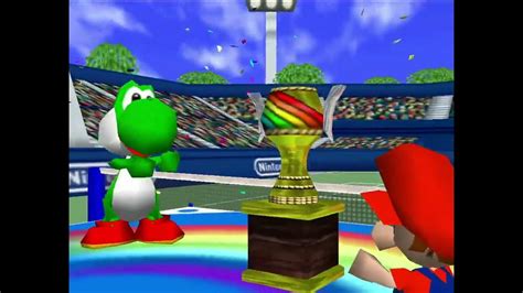 Mario Tennis 64 Rainbow Cup Baby Mario Youtube