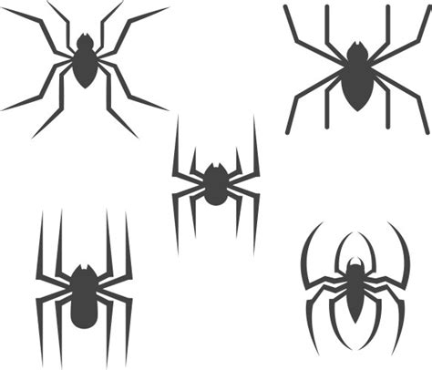 Black Widow Spider Arthropod Sport Game Logo Vector Image