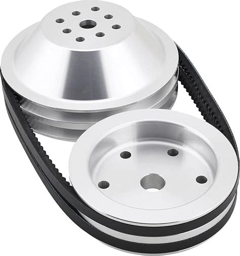 GSKMOTOR SBC 350 1 Single Groove Pulley Upper Short Water Pump Pulley