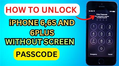 Unlock Iphone Passcode Without Pc How To Unlock Iphone S And S