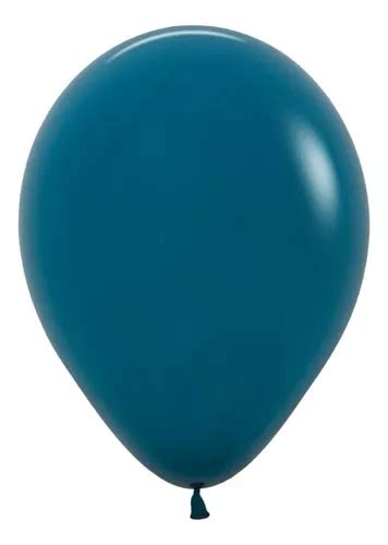 Globos Látex Sempertex 12 50 Piezas Fashion Elige Color Color Turquesa