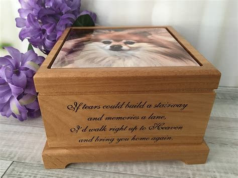 Paw Prints in Our Heart Forever Pet Urns Loss of Dog - Etsy