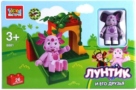 Город мастеров Конструктор "Лунтик и его друзья" 26 деталей. Цена ...