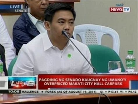 Pagdinig Ng Senado Kaugnay Ng Umano Y Overpriced Makati City Hall