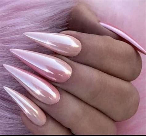 Pink Chrome Pink Chrome Nails Pink