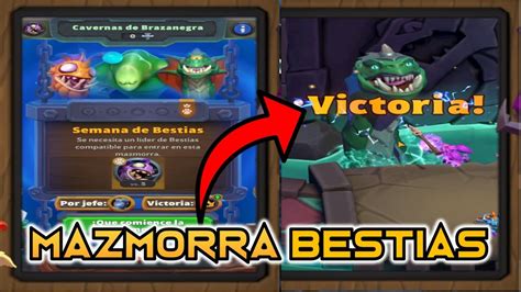 CÓMO COMPLETAR MAZMORRA BESTIAS RÁPIDO Y FÁCIL MI MEJOR DECK