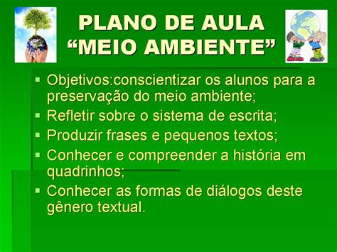 Daci Plano De Aula Meio Ambiente