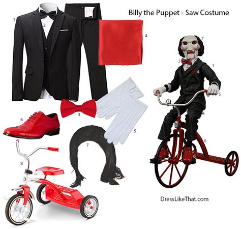 Billy The Puppet Saw Costume Dress Like That