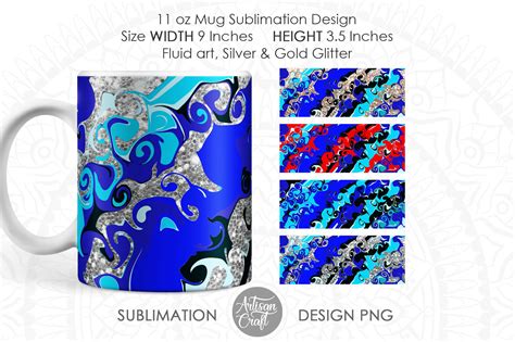 Sublimation mug designs, 11 oz mug sublimation template By Artisan Craft SVG | TheHungryJPEG