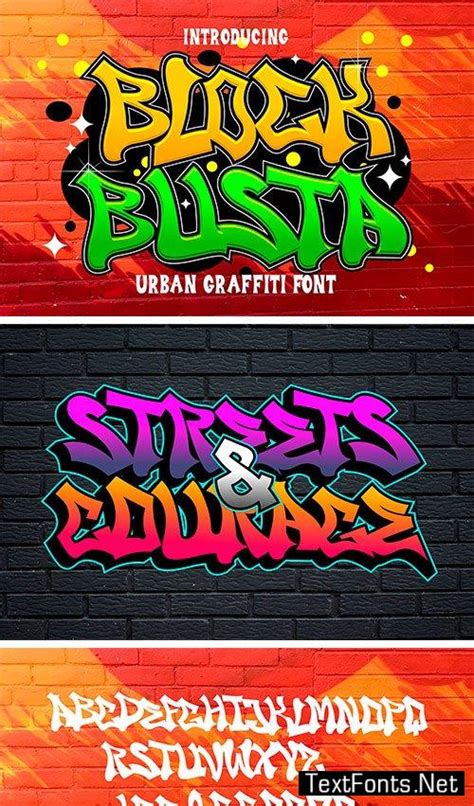 Block Busta - Urban Graffiti Font