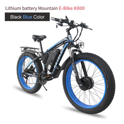 Dual Motor Electric Bike 2000W Fat E Mountain Ebike