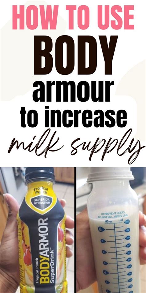 Body Armour Drink To Increase Milk Supply Boost Milk Supply