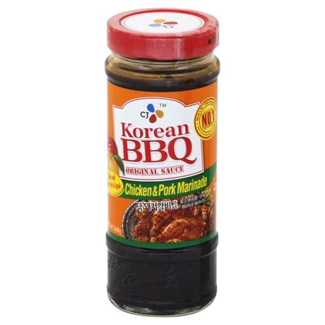 Cj Chicken And Pork Marinade Korean Bbq Sauce Original 1693 Oz