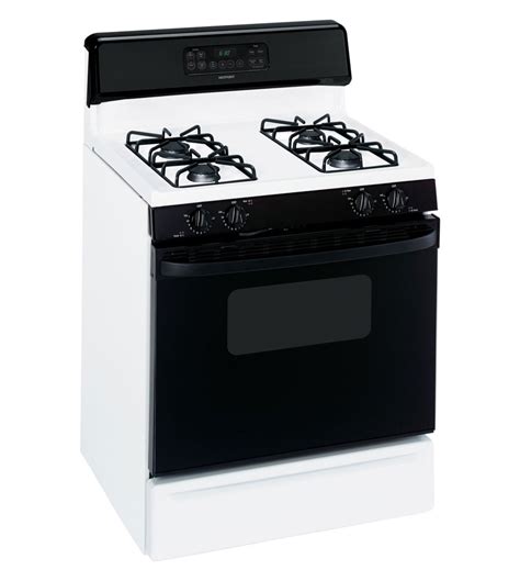 Ge Hotpoint 30 Free Standing Gas Range Rgb745beaw Abt