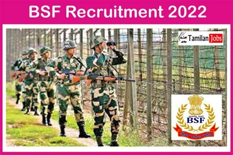 Bsf Recruitment Out Head Constable Jobs Eligible