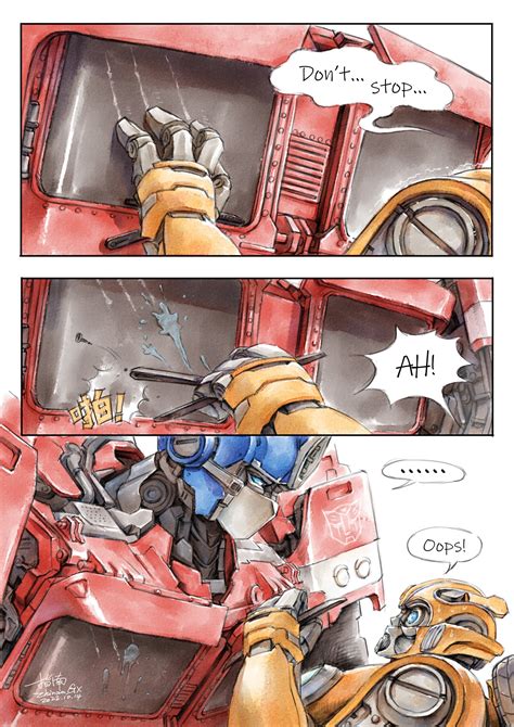 Optimus Prime And Bumblebee Transformers And More Drawn By Xiangbei