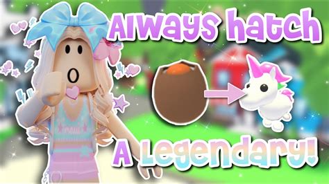 The SECRET To Hatching A LEGENDARY From A Cracked Egg Adopt Me