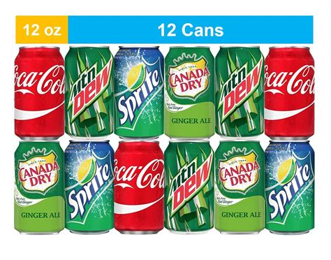 Buy Soda Assorted Of Coca Cola Ain Dew Sprite And Ginger Ale Restock