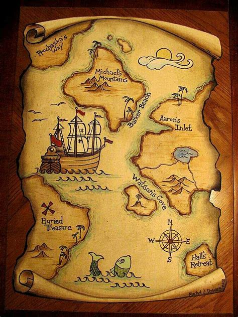 Diy How To Draw A Treasure Map Artofit