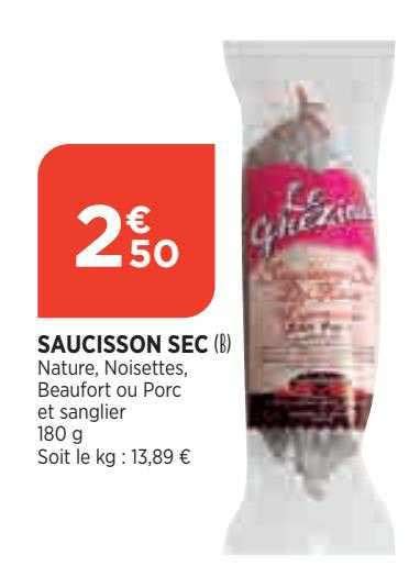 Promo Saucisson Sec Chez Bi Icatalogue Fr