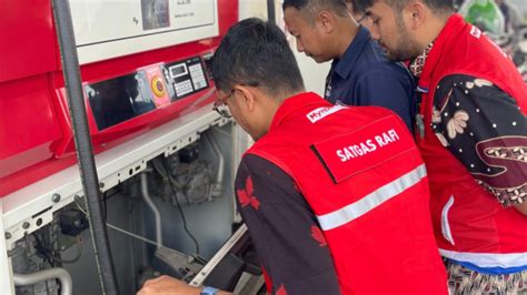 Pertamina Lakukan Tera Ulang Sejumlah SPBU Di Rest Area Tol Jakarta Merak