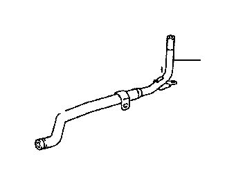 Toyota Runner Engine Coolant Bypass Pipe Oil Cooler System