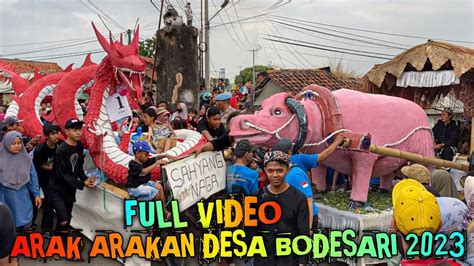 Full Arak Arakan Bodesari Karnaval Desa Bodesari Cirebon Youtube