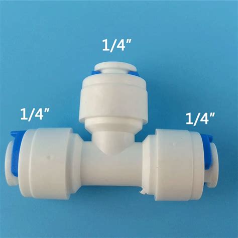 1pcs 14 3 Way Union Tee Quick Connect Push Fit For Ro System Water