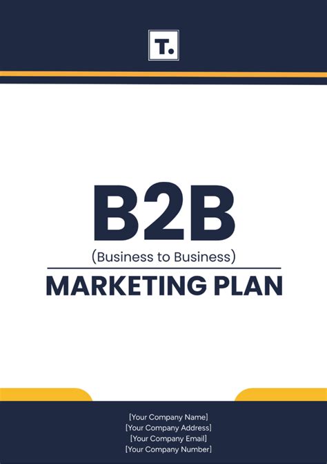 Free B2b Marketing Plan Template Edit Online And Download