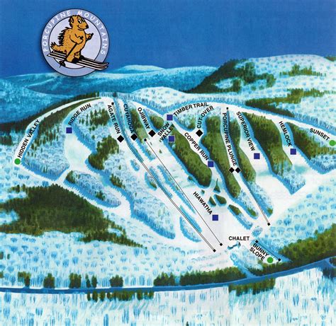 Porcupine Mountain SkiMap Org