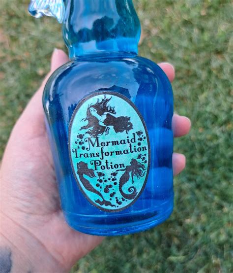 Mermaid Potion Siren Mermaid Potions Magic Potion Shelf Decor