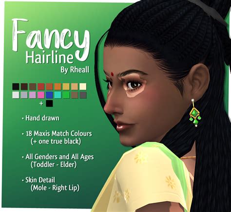 Budgiepicks Maxis Match Sims 4 Hairline