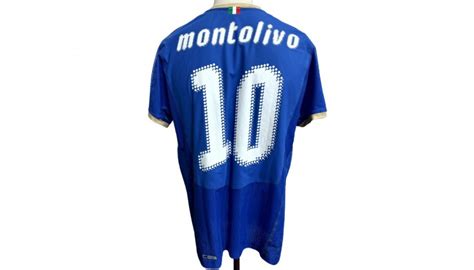 Montolivo S Match Shirt Bulgaria Italy 2008 CharityStars