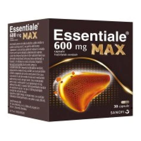 Essentiale MAX 600 Mg 30 Capsule Sanofi Pret Avantajos Minifarm