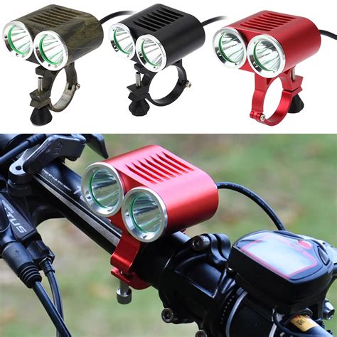 Usb Bicycle Light Bike 2000 Lumens Led Head Front Double Lamp