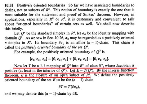 Real Analysis Positively Oriented Boundaries From Pma Rudin