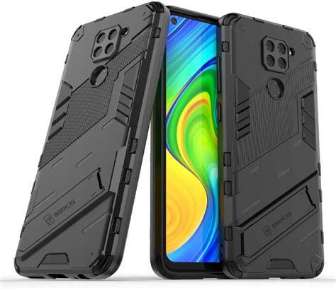 Sprawa Dla Xiaomi Redmi Note 9 Osłona Ochronna Kickstand Wytrzymałe