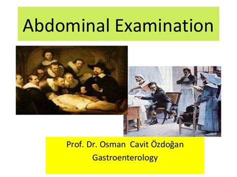 Abdominal Examination