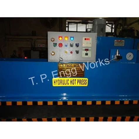 T P Engg Works Hot Hydraulic Ply Board Press Machine At Best Price In Ludhiana