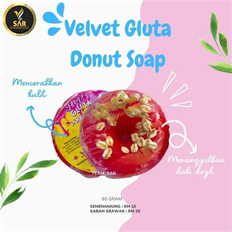 Velvet Sabun Donut Viral Lazada