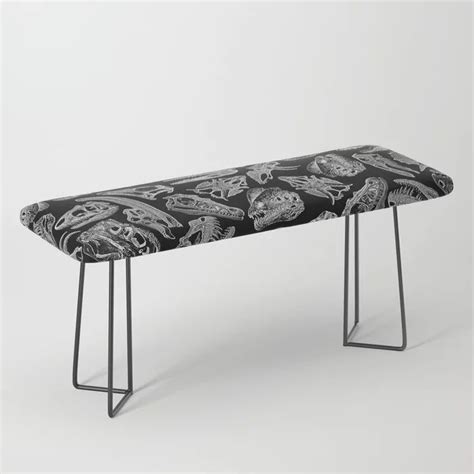 Paleontology Dream Ii Bench By Grandeduc Society6 Skull Fossils