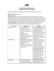 MBA 530 Module Six Assignment Template Docx MBA 530 Module Six