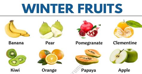 Winter Fruits List Of 15 Types Of Fruits You Can Find In The Winter Winter Fruit Winter