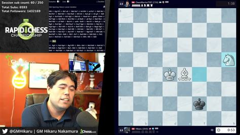 Hikaru Nakamura Fails Bishopknight Checkmate Youtube