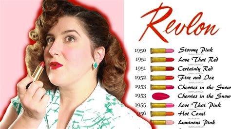 1950s Vintage Revlon Lipstick Colors