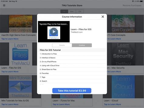 Get the TMU Tutorials App for Mac or iOS! - TheMacU.com
