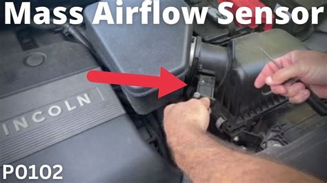 How To Replace Mass Airflow Sensor Lincoln Mkx Youtube